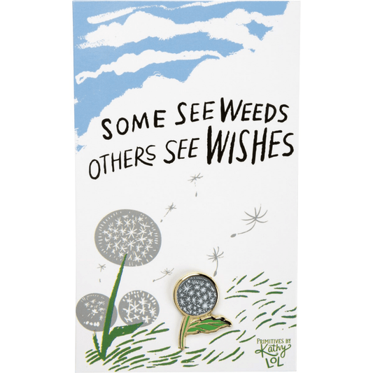 Some See Weeds - Enamel Note Card