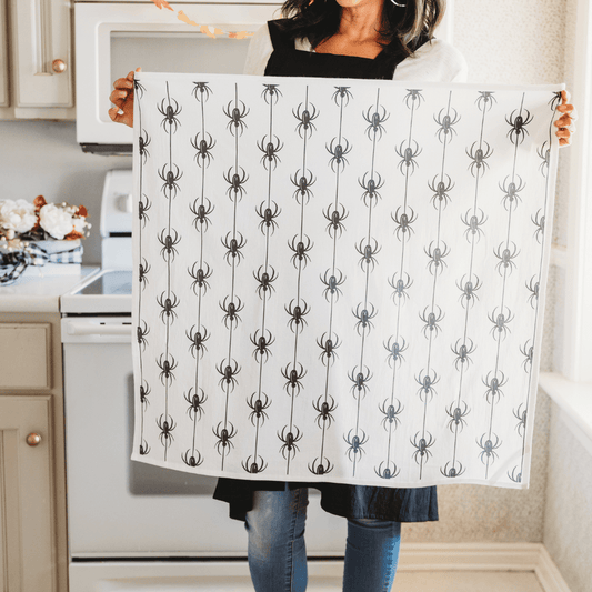 Halloween Spiders Kitchen Towel