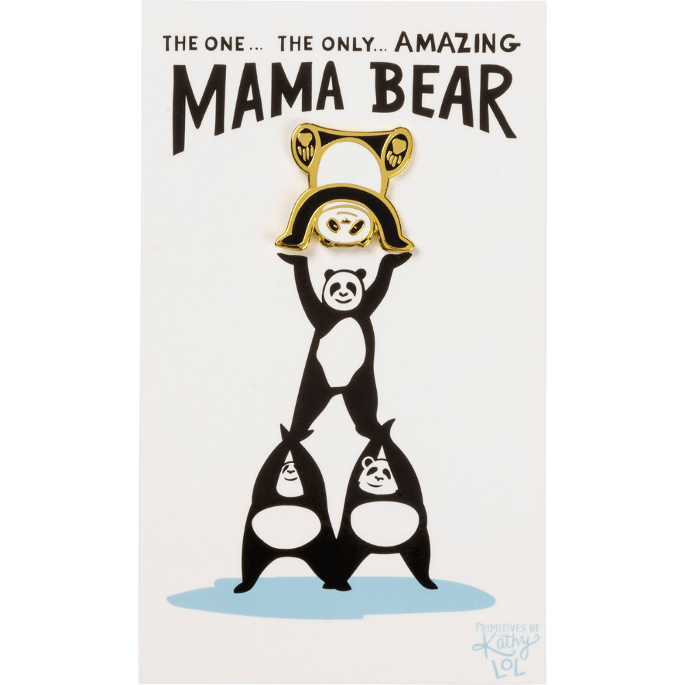 Amazing Mama Bear - Enamel Note Card