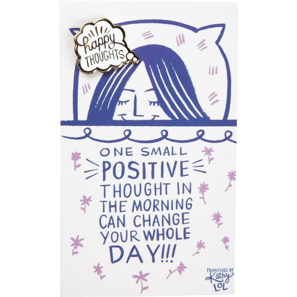 Happy Thoughts - Enamel Note Card