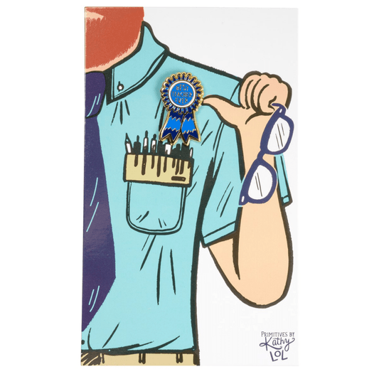Best Teacher Ever -Apron Pin