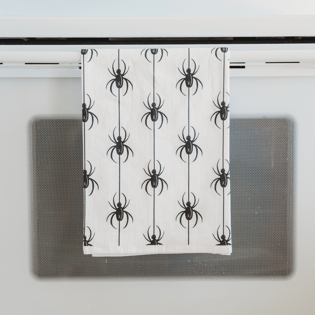 Halloween Spiders Kitchen Towel