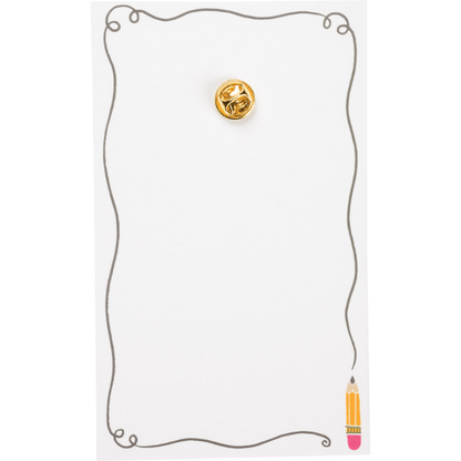 Number One Teacher - Apron Pin