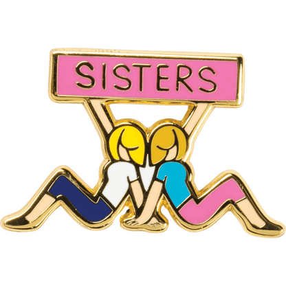 A Sister Is Worth A Thousand Friends - Apron Pin