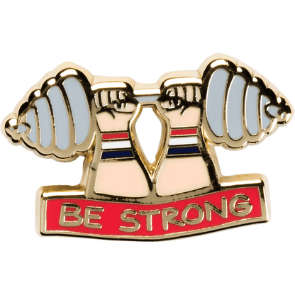 Be Strong - Enamel Note Card