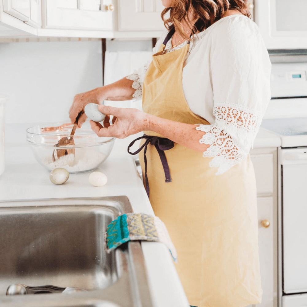 Yellow & Purple Everyday Kitchen Apron