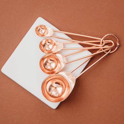 Rose Gold Measuring Cups n' Spoons 8 Piece Set