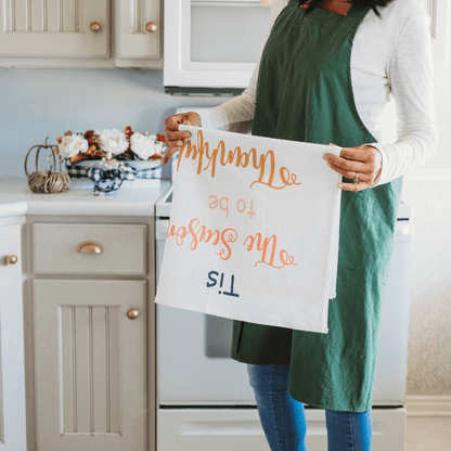 Tis The Season To Be Thankful Kitchen Towel