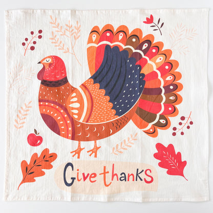 Give Thanks This Thanksgiving Kitchen Towel