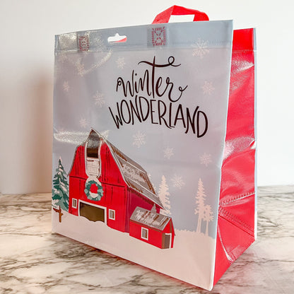 Winter Wonderland - Reusable Grocery Bag Set