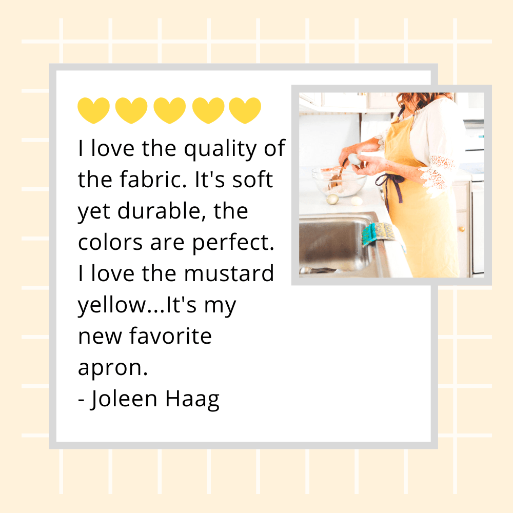 Yellow & Purple Everyday Kitchen Apron