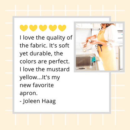 Yellow & Purple Everyday Kitchen Apron