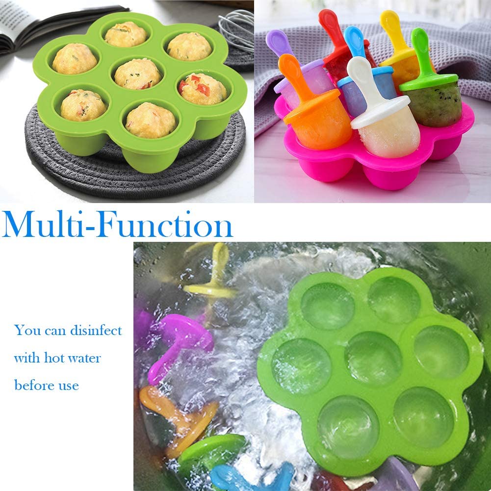 Homemade Jam & Popsicle Silicone Mold - 2 pack