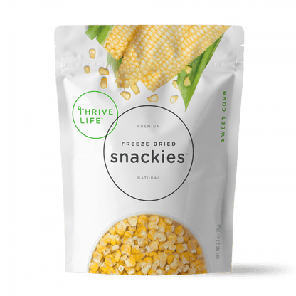 Freeze Dried Food Corn Snackie Size