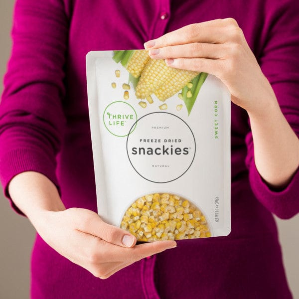 Freeze Dried Food Corn Snackie Size